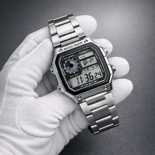 Casio illuminator Chain Watch