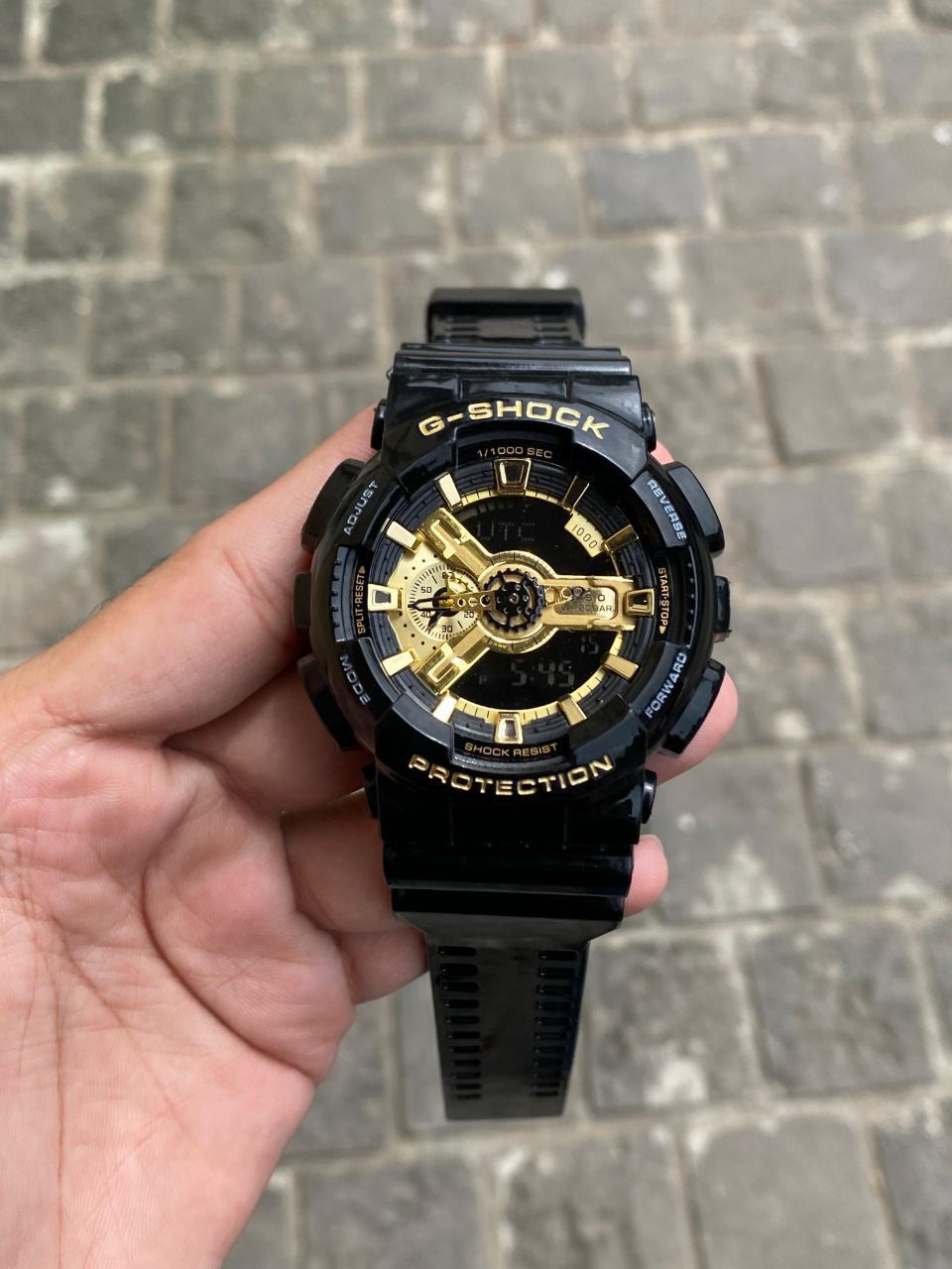 GA110 Inspired Dual Display Watch | Analog & Digital